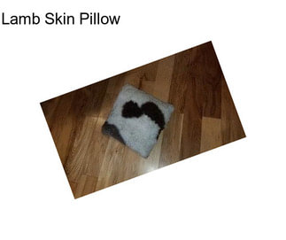 Lamb Skin Pillow