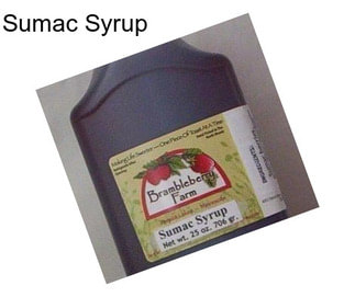 Sumac Syrup