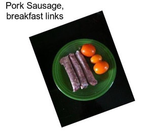 Pork Sausage, breakfast links