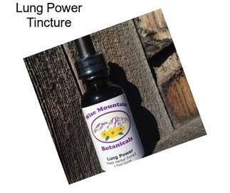 Lung Power Tincture