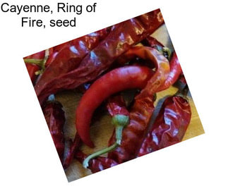 Cayenne, Ring of Fire, seed