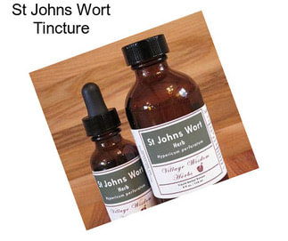 St Johns Wort Tincture