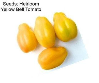 Seeds: Heirloom Yellow Bell Tomato