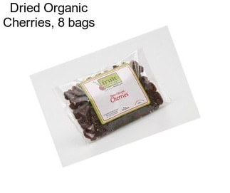 Dried Organic Cherries, 8 bags