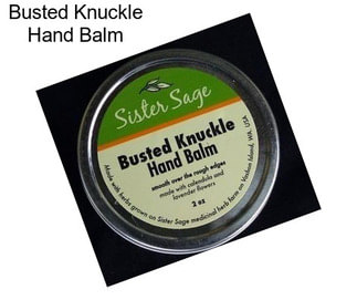 Busted Knuckle Hand Balm