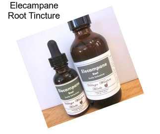 Elecampane Root Tincture