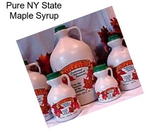 Pure NY State Maple Syrup