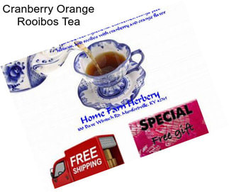 Cranberry Orange Rooibos Tea