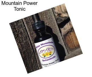 Mountain Power Tonic