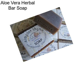 Aloe Vera Herbal Bar Soap