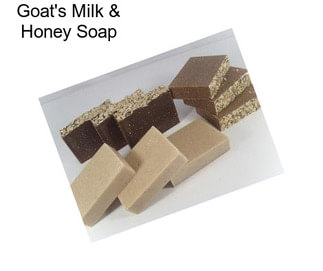 Goat\'s Milk & Honey Soap
