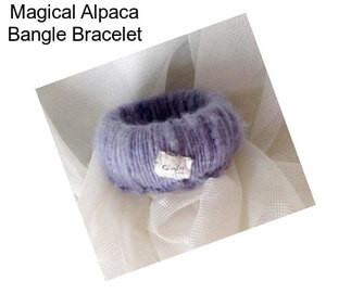 Magical Alpaca Bangle Bracelet