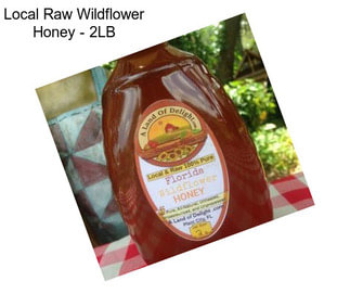 Local Raw Wildflower Honey - 2LB