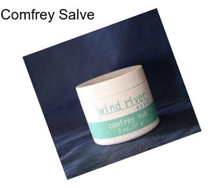 Comfrey Salve