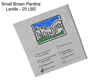 Small Brown Pardina Lentils - 25 LBS