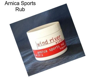 Arnica Sports Rub