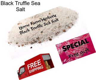 Black Truffle Sea Salt