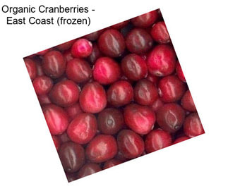 Organic Cranberries - East Coast (frozen)