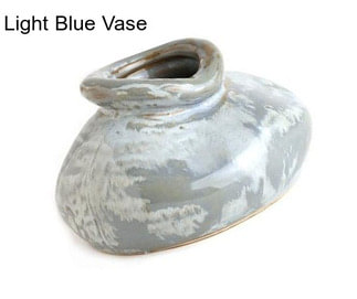 Light Blue Vase