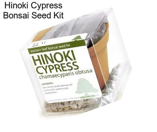 Hinoki Cypress Bonsai Seed Kit