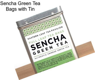 Sencha Green Tea Bags with Tin