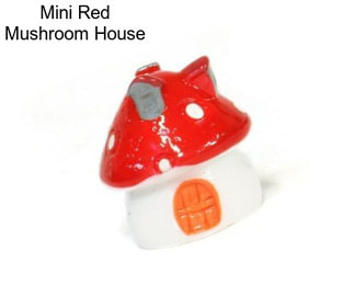 Mini Red Mushroom House