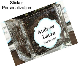 Sticker Personalization