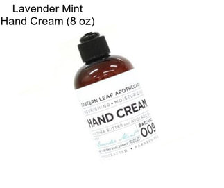 Lavender Mint Hand Cream (8 oz)