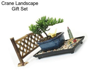 Crane Landscape Gift Set