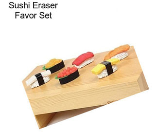 Sushi Eraser Favor Set