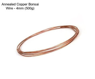 Annealed Copper Bonsai Wire - 4mm (500g)