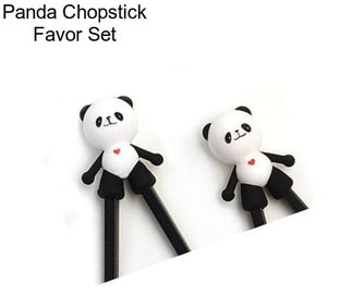 Panda Chopstick Favor Set