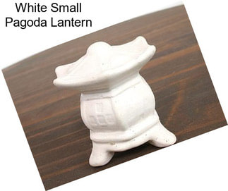 White Small Pagoda Lantern