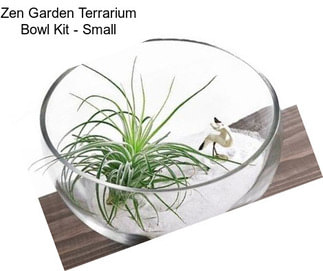 Zen Garden Terrarium Bowl Kit - Small