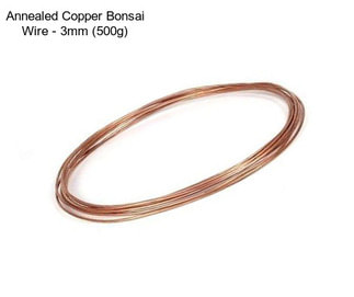 Annealed Copper Bonsai Wire - 3mm (500g)