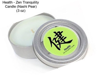 Health - Zen Tranquility Candle (Nashi Pear) (3 oz)