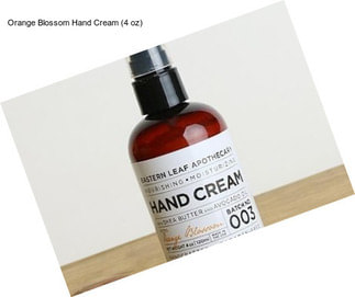 Orange Blossom Hand Cream (4 oz)