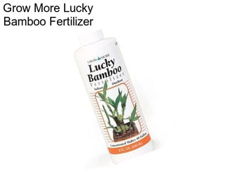 Grow More Lucky Bamboo Fertilizer