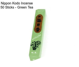 Nippon Kodo Incense 50 Sticks - Green Tea