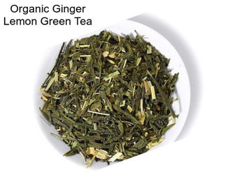 Organic Ginger Lemon Green Tea