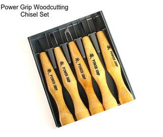 Power Grip Woodcutting Chisel Set