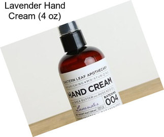 Lavender Hand Cream (4 oz)