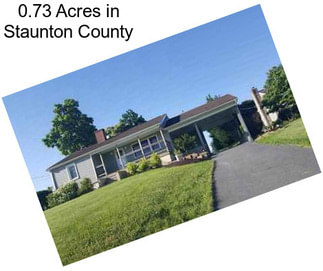 0.73 Acres in Staunton County