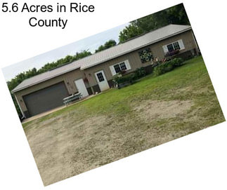 5.6 Acres in Rice County
