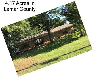 4.17 Acres in Lamar County