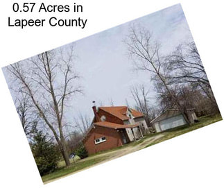 0.57 Acres in Lapeer County