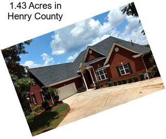 1.43 Acres in Henry County