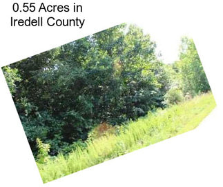 0.55 Acres in Iredell County