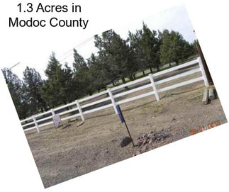 1.3 Acres in Modoc County