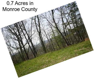 0.7 Acres in Monroe County